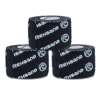 טייפ אצבעות RX Athletic Power-Wrap מבית Rehband - שחור (3 יחידות)