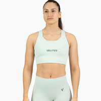 חזיית ספורט HOLO High Neck ירוק בהיר