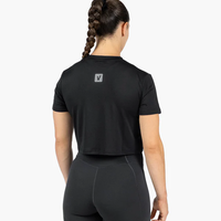 חולצת Velites HOLO Crop  - מהדורת CrossFit - שחור