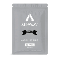 AIRWAAV Nasal Strips מדבקות אף לנשימה טובה יותר
