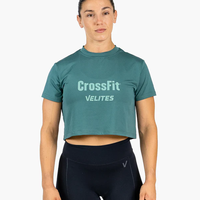 חולצת Velites HOLO Crop  - מהדורת CrossFit - ירוק