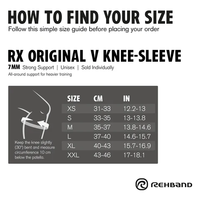 RX Original V Knee Sleeve 7mm - Rehband