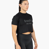 חולצת Velites HOLO Crop  - מהדורת CrossFit - שחור