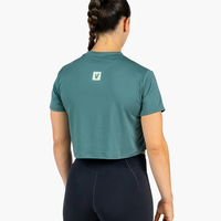 חולצת Velites HOLO Crop  - מהדורת CrossFit - ירוק