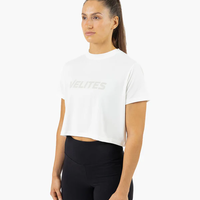 חולצת Velites HOLO Crop לבנה נשים