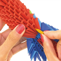 אוריגמי 3D - תוכי
