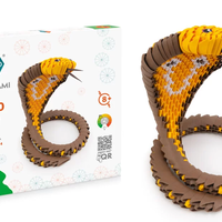 אוריגמי 3D - נחש קוברה