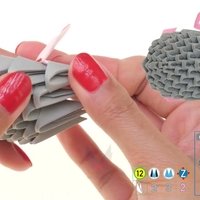 אוריגמי 3D - עכברים