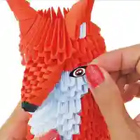 אוריגמי 3D - שועל