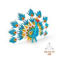 אוריגמי 3D - טווס