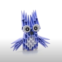 אוריגמי 3D - ינשוף קטן