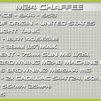 טנק צ'אפי אמריקאי M24 CHAFFEE