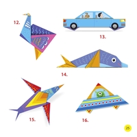 אוריגמי למתחיל - אוניה (16 דגמים)