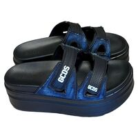 GCDS שחור עם שילוב גינס