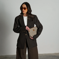 ג׳קט סבין - חום