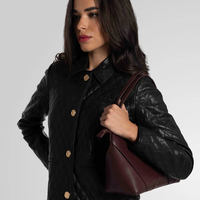 ג׳קט עור ריבועים