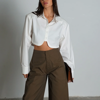 חולצת סטריפ - לבן