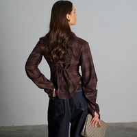 חולצת סאנסה- משובצת