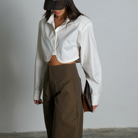 חולצת סטריפ - לבן