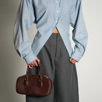 חולצת סילברה משובצת תכלת