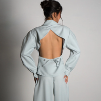 חליפת מדיטאון- תכלת