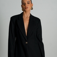 ג׳קט סבין - שחור