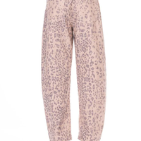 מכנס ג׳ינס הדפס מנומר