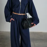 חליפת ריטרי- כחול נבי