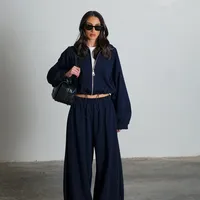 חליפת ריטרי- כחול נבי