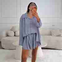 חליפת סיון - תכלת