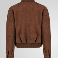 ג׳קט עור ז׳מס בשילוב סריג