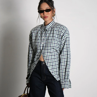 חולצת סילברה משובצת