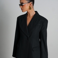 מעיל מיצ׳ו - שחור