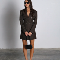 שמלת טוקסי - חום