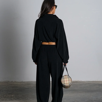 חליפת ריטרי קורדרוי- שחור