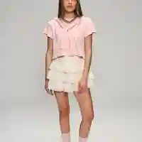 חצאית לואי - שמנת