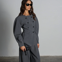 חליפת אופיליה - אפור