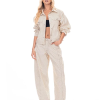 ג׳קט ג׳ינס מנוקד