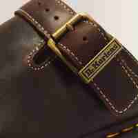 Zebzag mule- dark brown