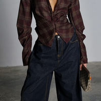 חולצת סאנסה- משובצת