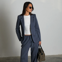 חליפת קנדל - אפור מתכת