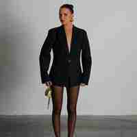 ג׳קט סבין - שחור