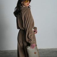 חליפת ריטרי קורדרוי- מוקה