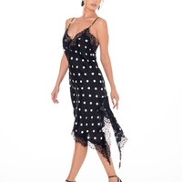 שמלה איסמטרית שילוב תחרה