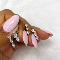 עגילים מטפסים כסף 925 - טיפות