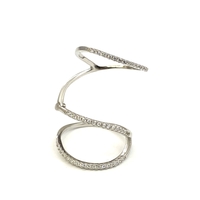 טבעת מטספת כסף 925 פסים