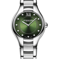 Noemia Ladies Quartz Green Dial Diamonds Watch, 5132-ST-52181