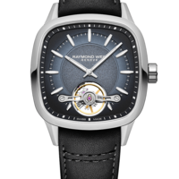 FREELANCER Freelancer Calibre RW1212 Men’s Automatic Black Leather Strap Watch, 40 x 40 mm