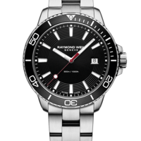 שעון Raymond Weil Tango 300 Quartz Steel Black Diver