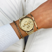 Minuit Multifunction Watch Steel, Full Gold colour CW10701